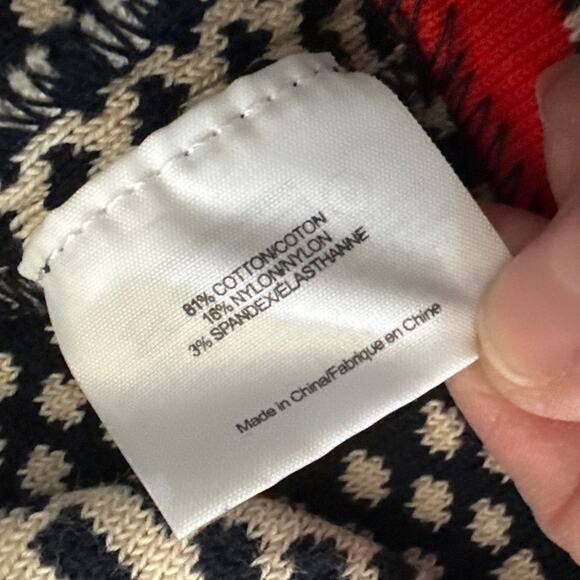 Tory Burch Beige Black Knit Blazer Jacket XL - Picture 6 of 7